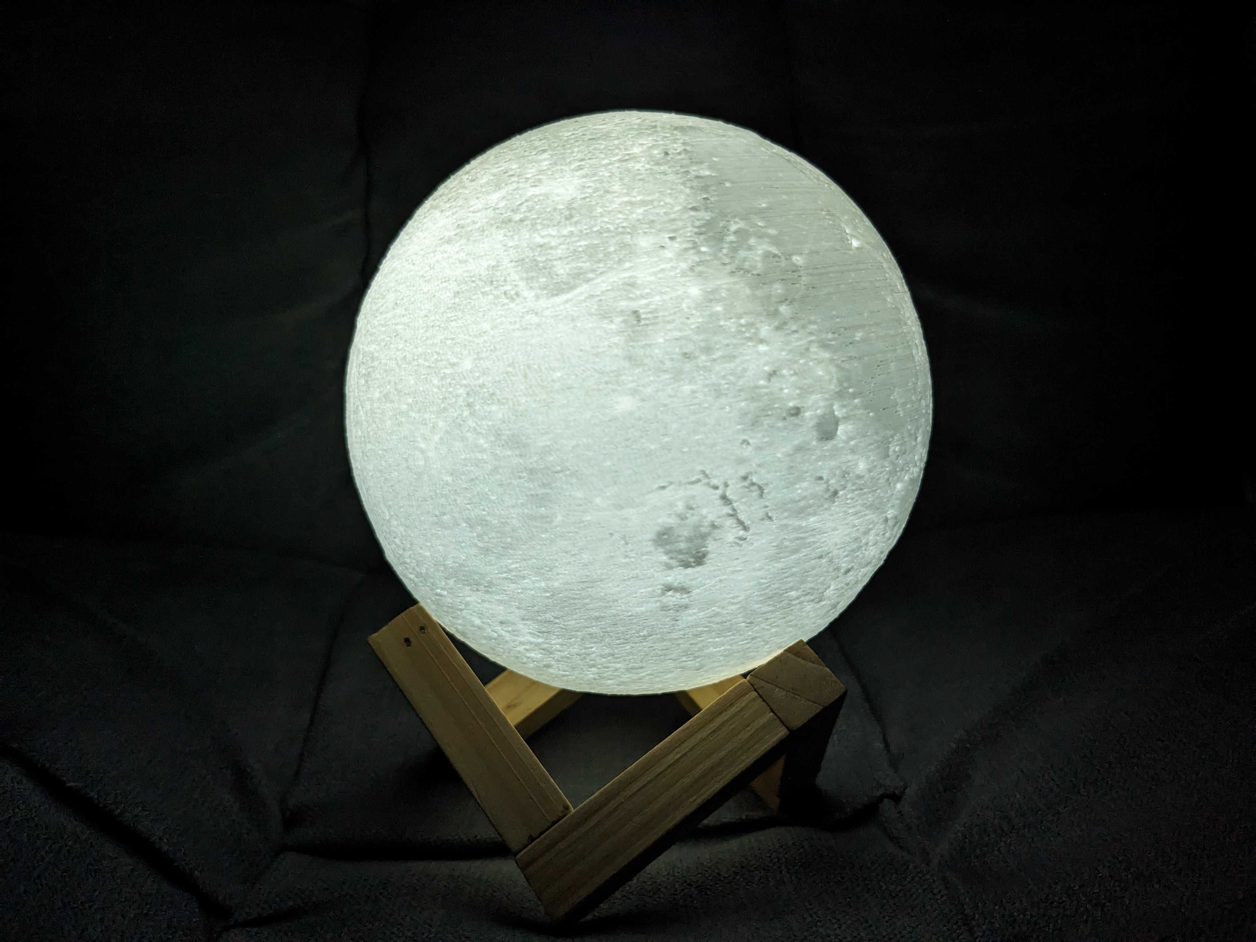 Нічник Місяць 3D Moon Lamp 15 см сенсорне керування 2 режими