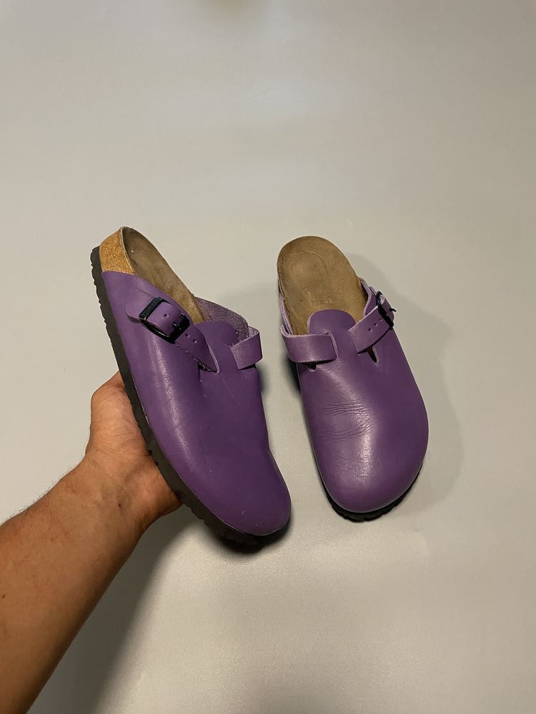 Тапки Birkenstock кожа