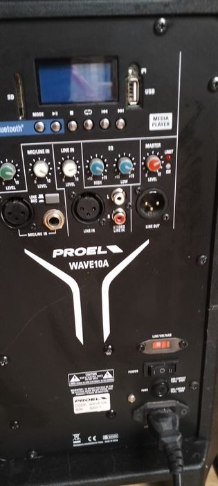 Kolumna głośnikówa Aktywna 260 W Proel 10A