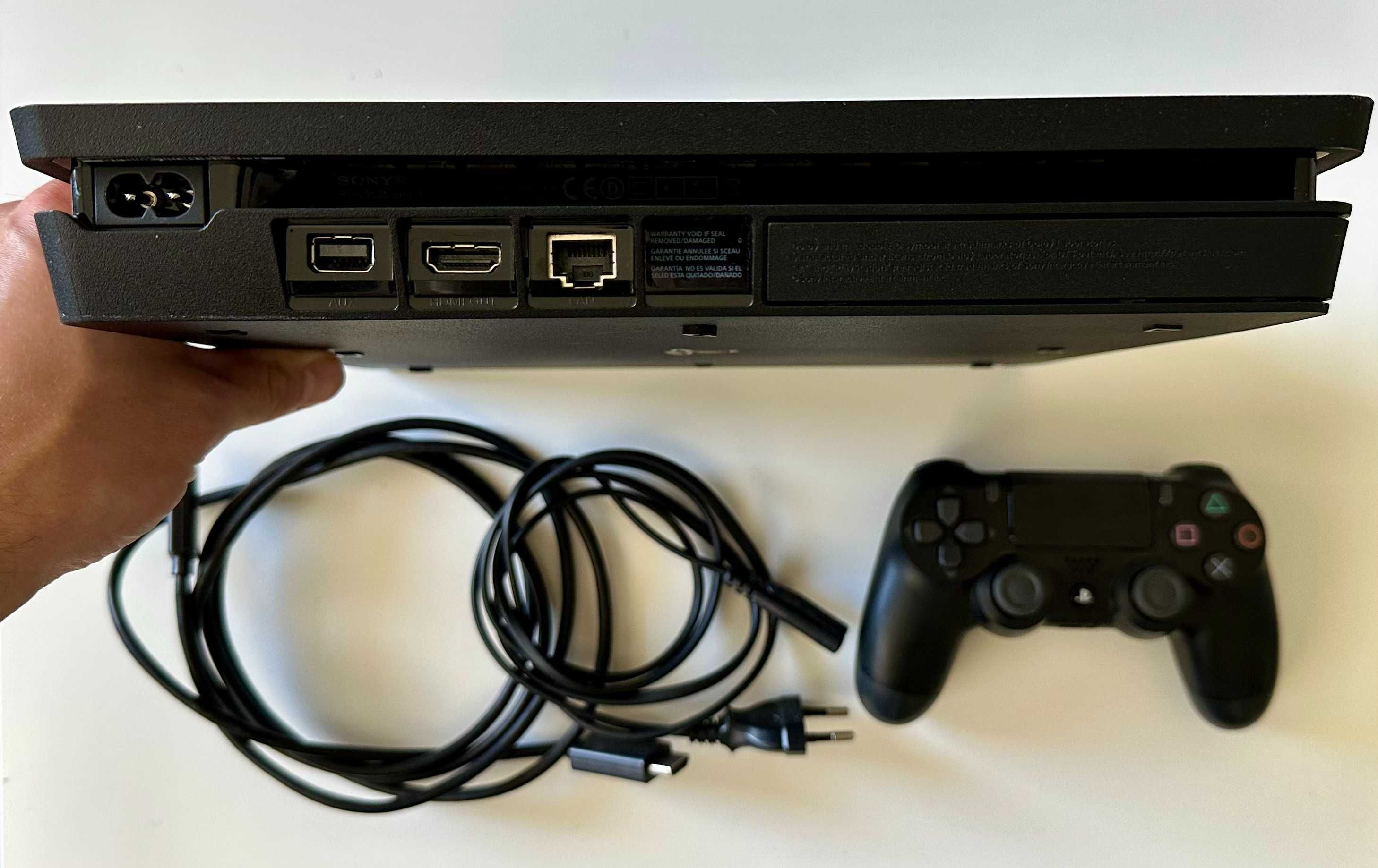 PS4 Slim, Sony Playstation 4 Slim, ОС 11.02, 500 GB, 3 гри FC 24 MK 11