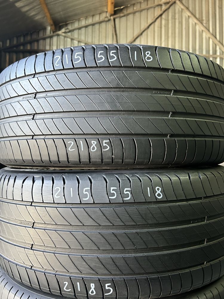 215/55/18 Michelin комплект літо склад резина шини з Європи