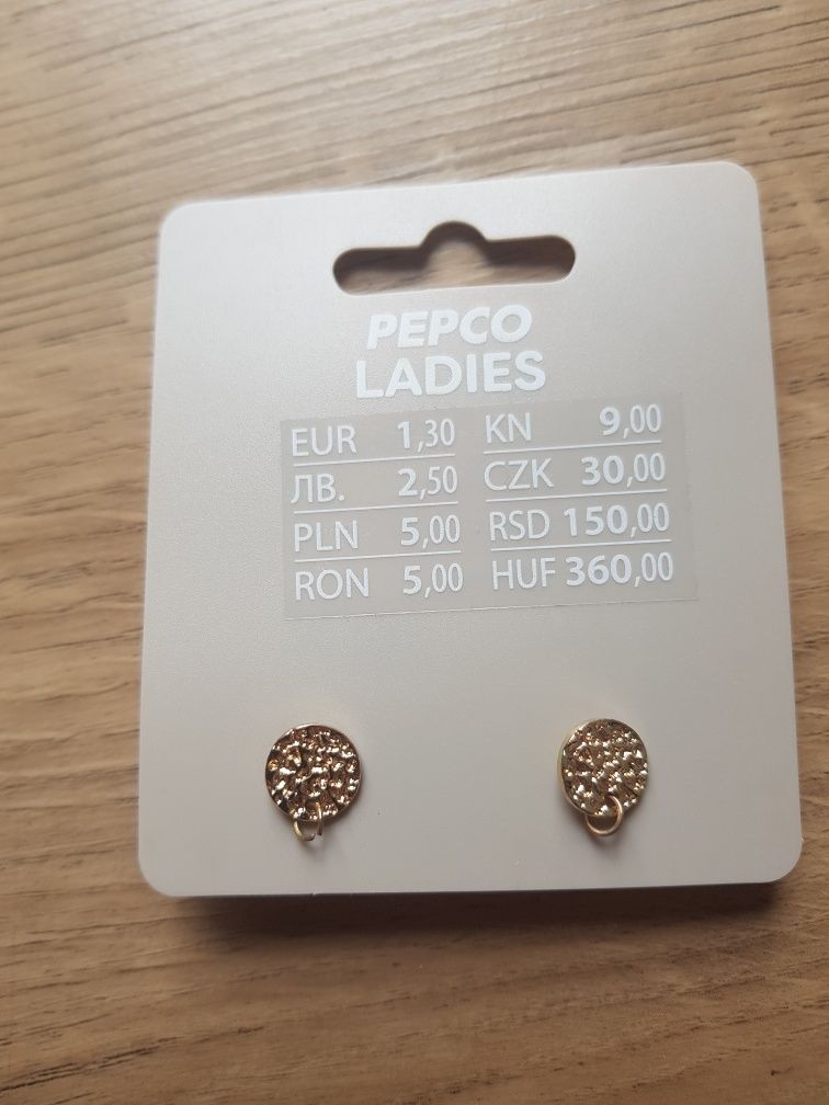 Nowe kolczyki damskie marki Pepco