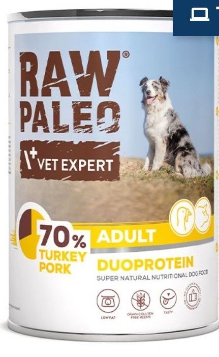 Raw Paleo Turkey&Pork Adult 6x400g