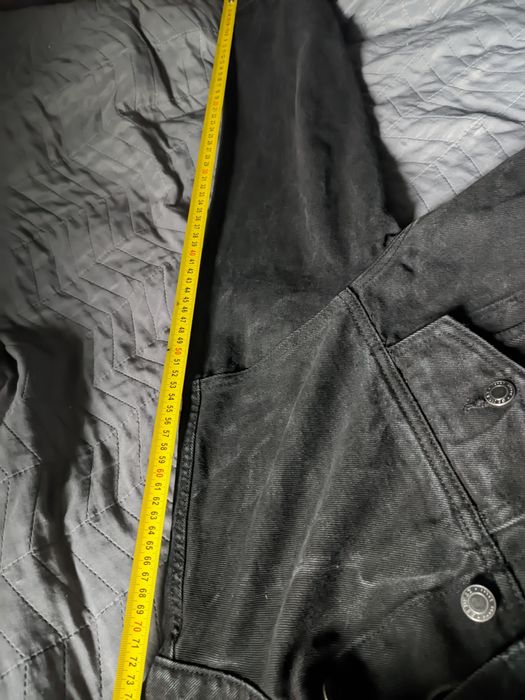 Sinsay czarna katana kurtka jeansowa 38 oversize