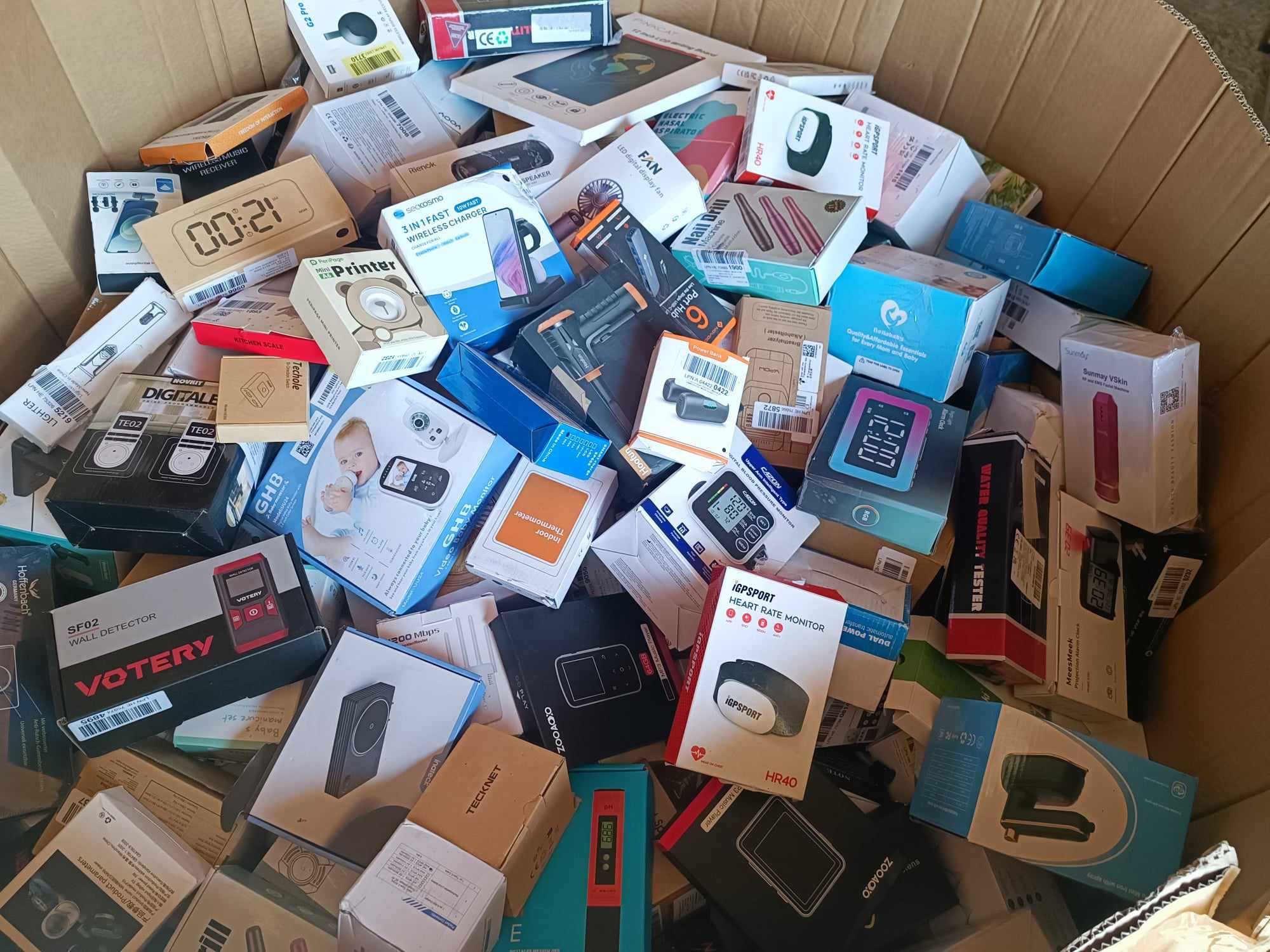 Palety Mix Elektronika Drobna Tematyczne Amazon Nadwyżki Europejskie