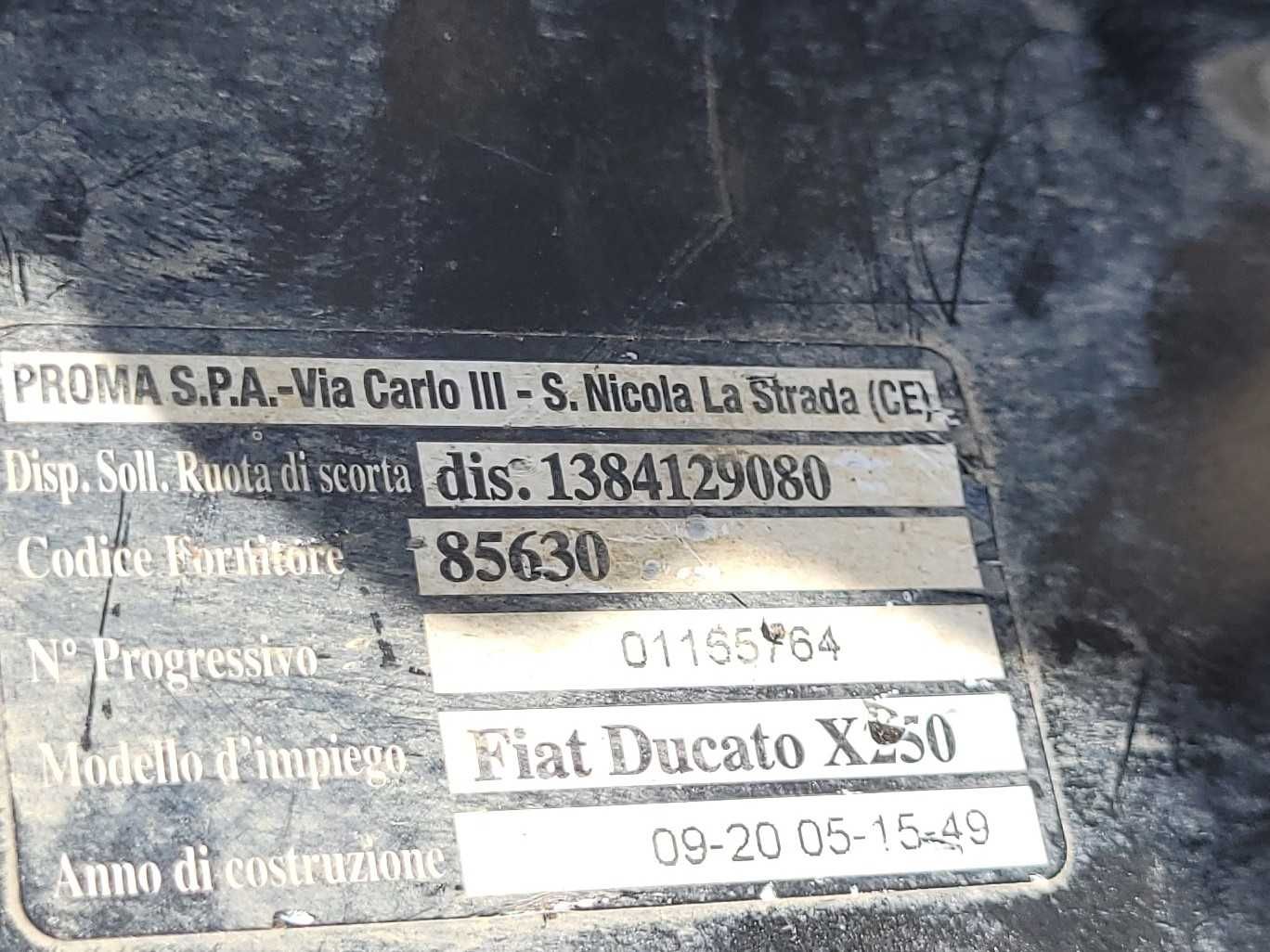 Winda koła zapasowego Ducato Boxer Jumper Movano