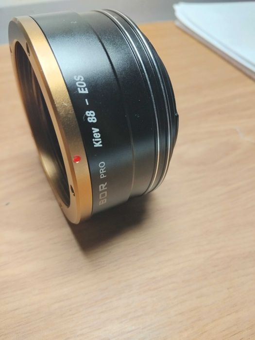 adaptador de lentes Kiev88 novo, para camaras EOS canon