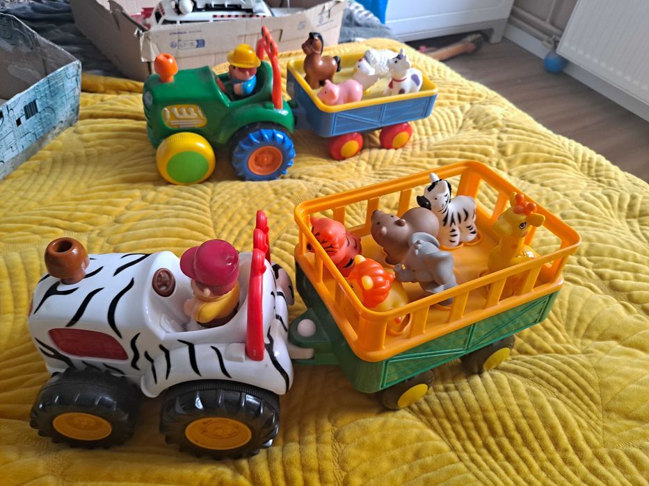 Traktor ze zwierzętami  dźwięk zwierząt