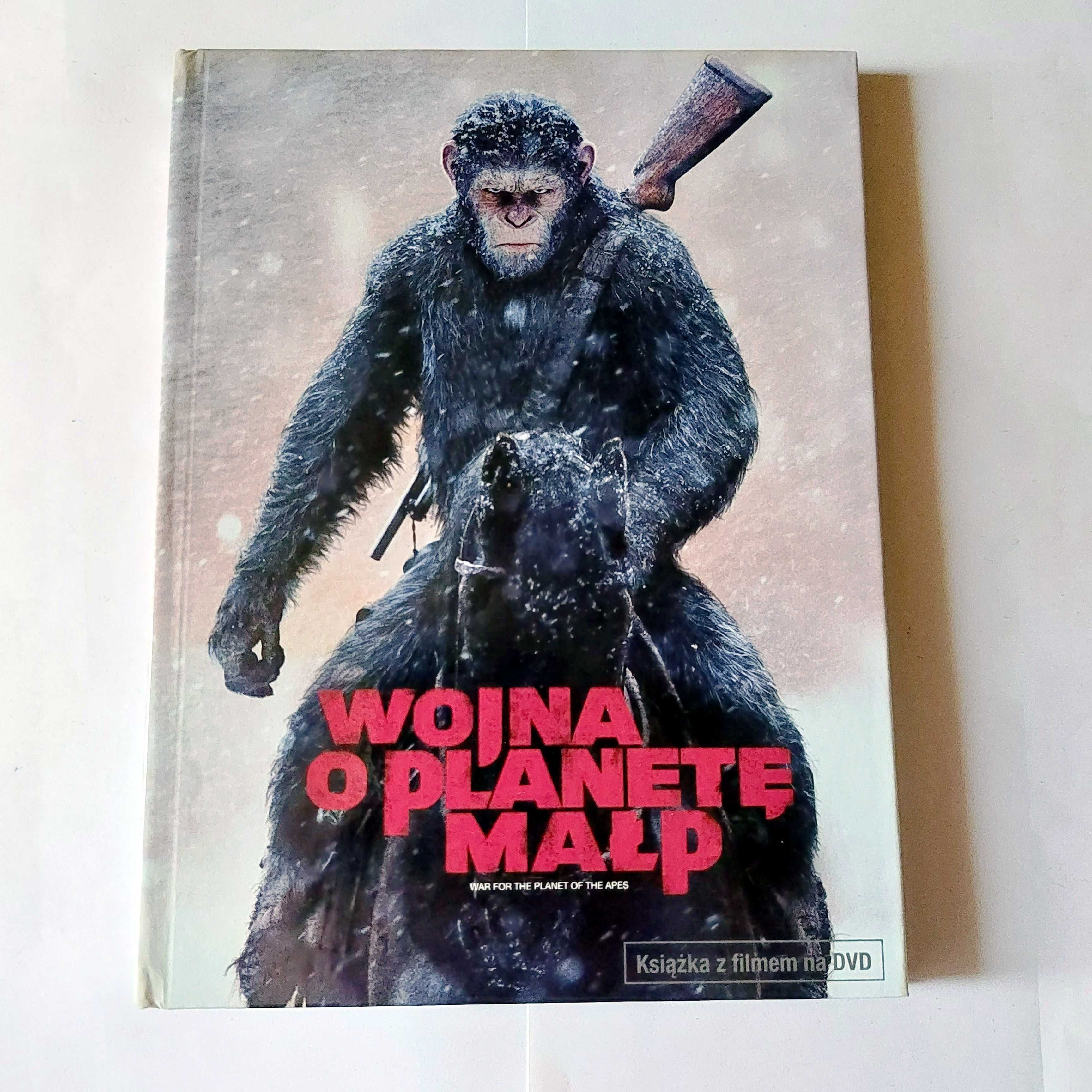 WOJNA O PLANETĘ MAŁP | książka z filmem na DVD