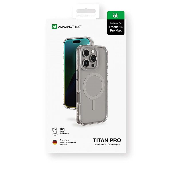Etui silikonowe AMAZINGTHING Titan Pro Mag Case z pierścieniem magnety
