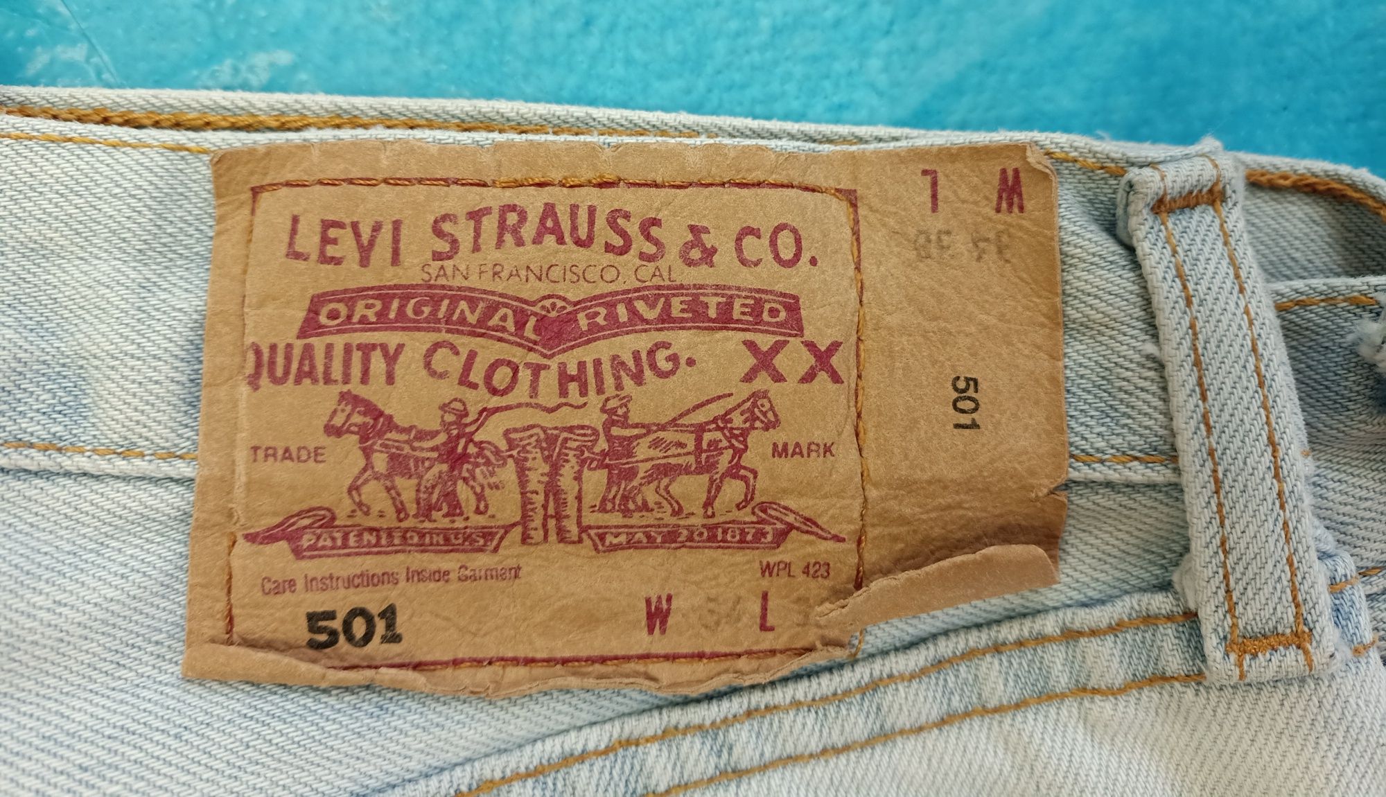 Классика LEVIS 501 32х34 Испания