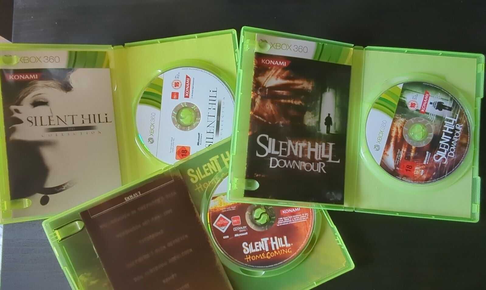 Lote 3 jogos Silent Hill (HD Collection, Homecoming and Downpour)