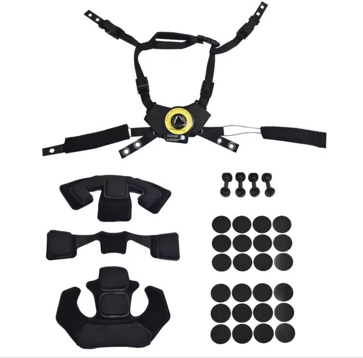 Підвісна система  TEAM Wendy CAM FIT чорного кольору для каски ЗСУ