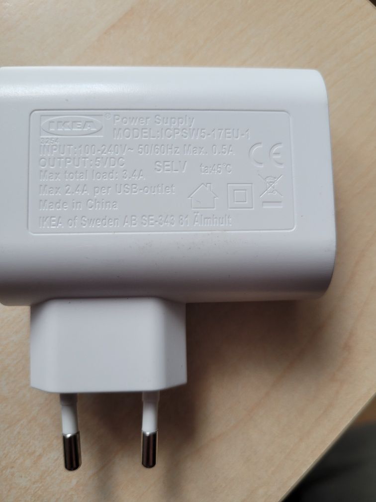 Ładowarka Ikea 3x USB