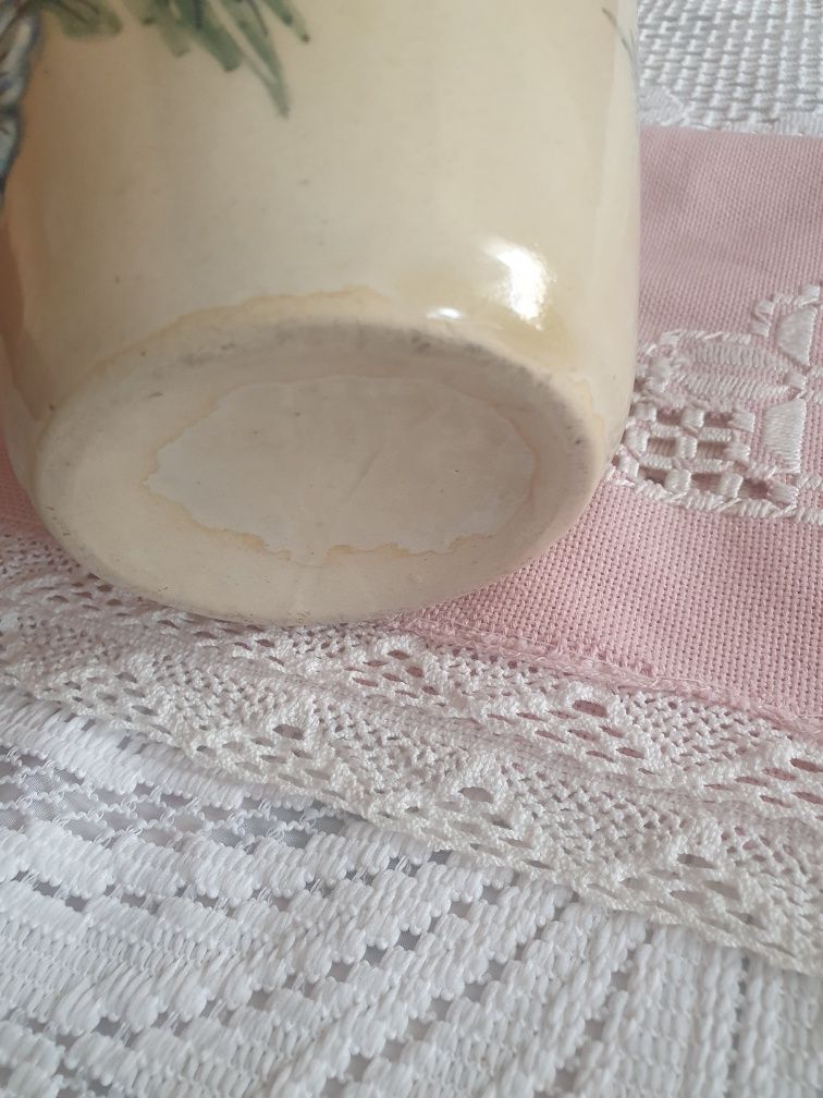 Wazon wysoki ceramiczy wys. 29cm 1 uszczerbek