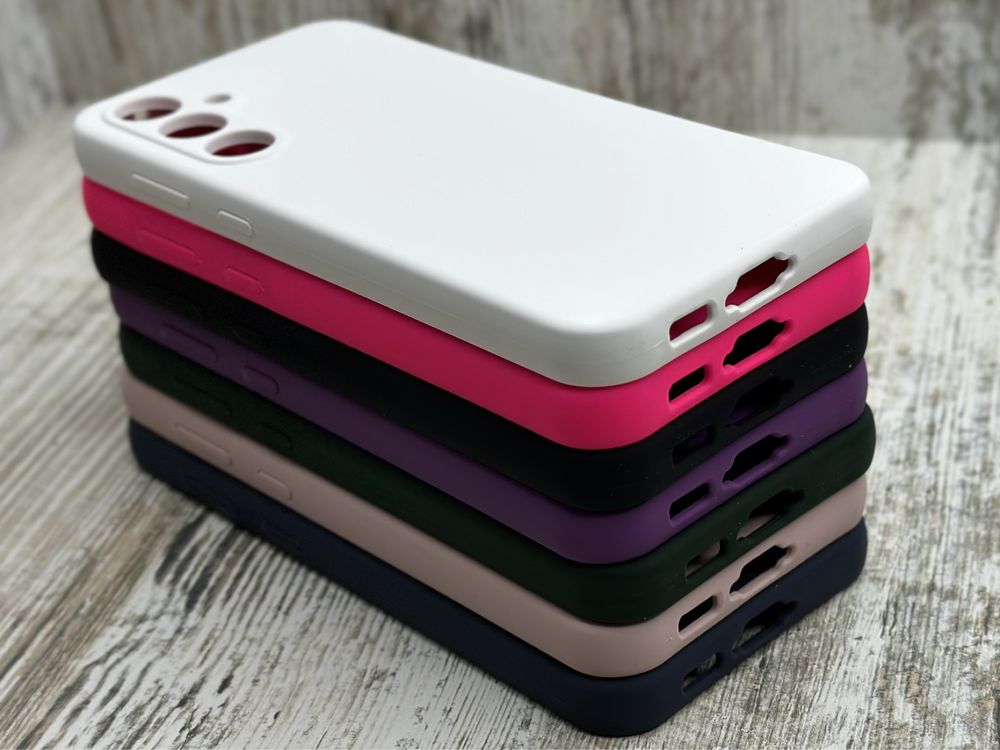 Не пачкается! Чехол Silicone Case на Samsung S23 FE/ S23/ S23 Plus