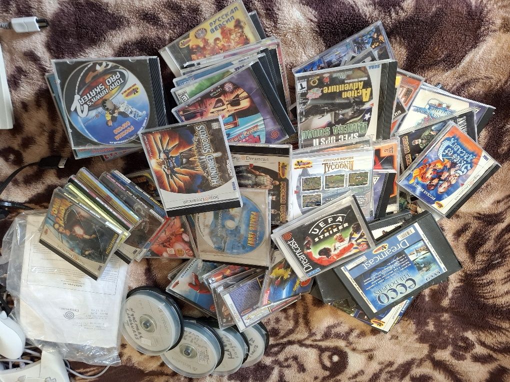 Sega dreamcast  большая коллекция
