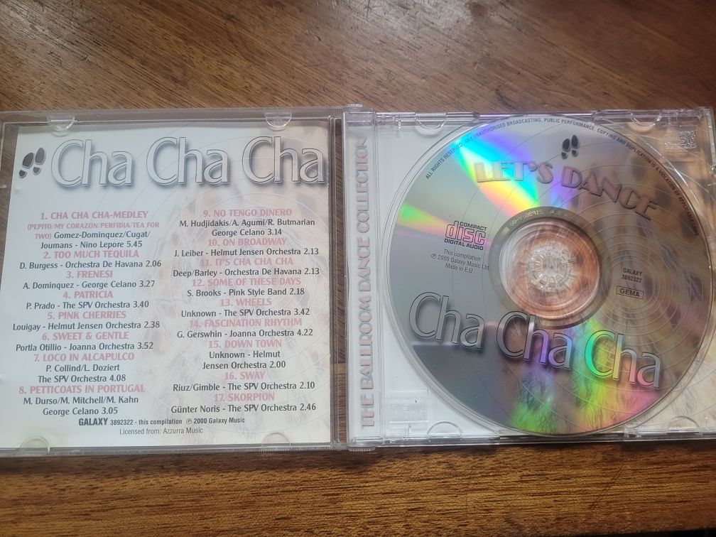 CD Let's Dance - Cha Cha Cha (Ballroom collection)2000 Galaxy