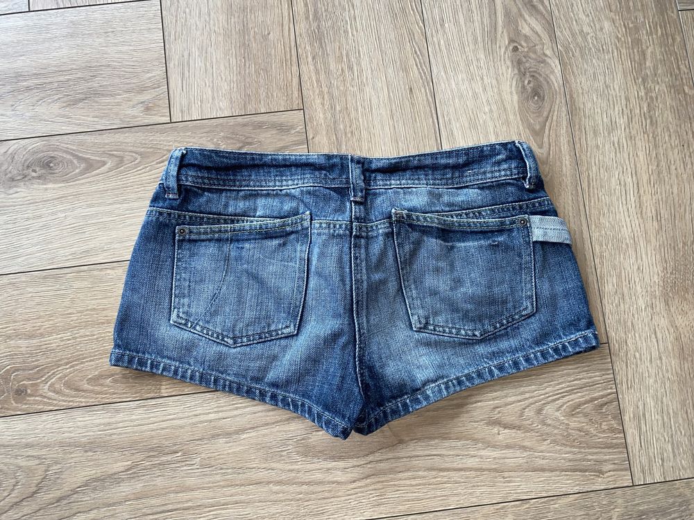 Jeansowe szorty spodenki z niskim stanem 40