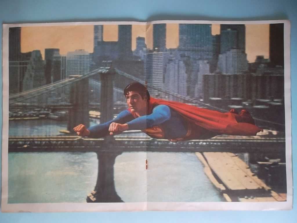 Caderneta de cromos SUPERMAN THE MOVIE edição portuguesa com poster