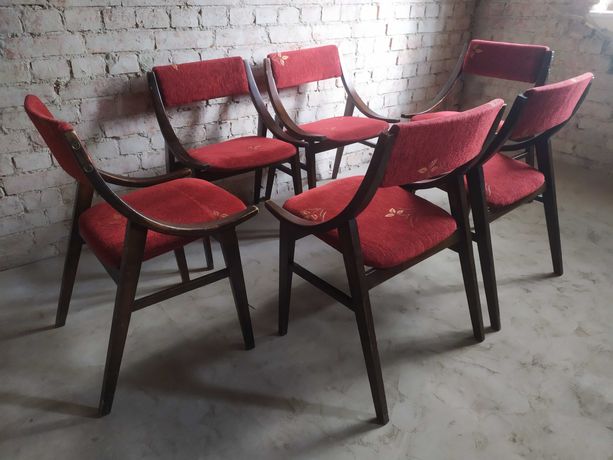 Krzesło skoczek PRL Vintage Zamojskie fabryki mebli