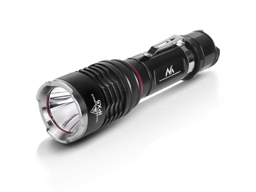 Lampa latarka rowerowa CREE 10W 800lm LED + uchwyt Maclean MCE220