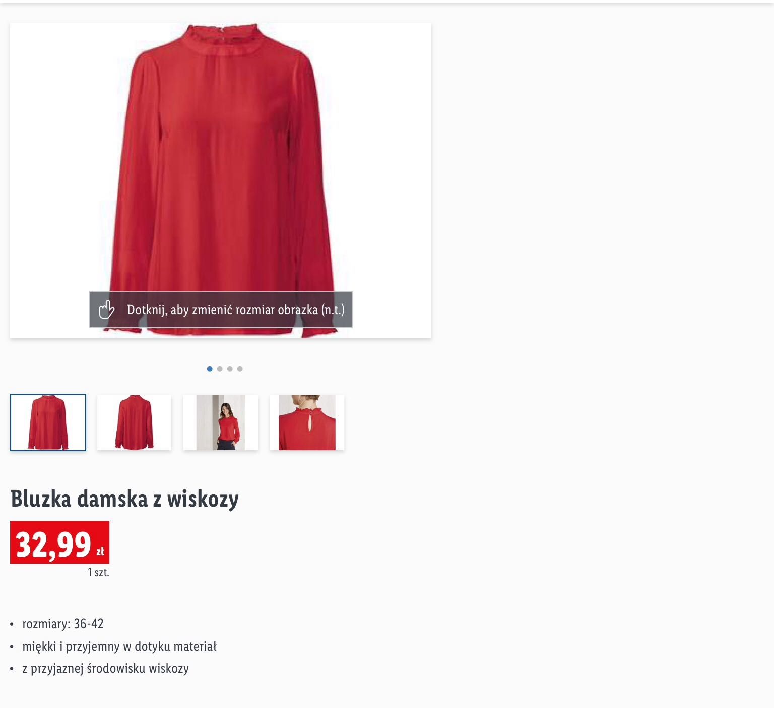 Nowa bluzka Esmera rozm. M/L 42 wiskoza lidl