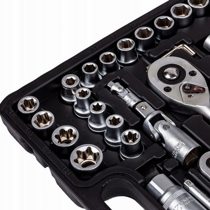 Zestaw Kluczy Nasadowych Narzędzi Klucze Nasadowe Torx Walizka Bity 10