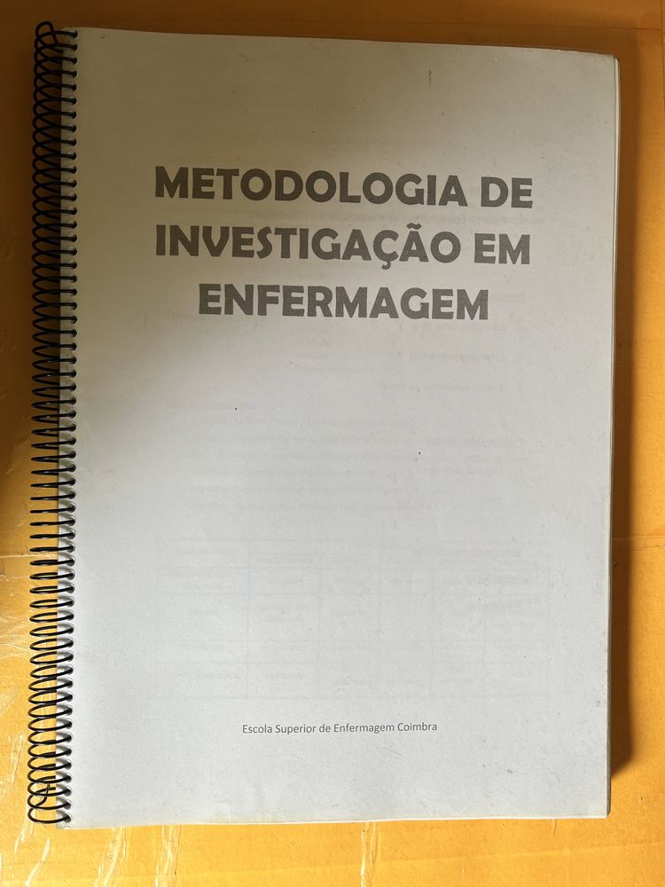 Sebenta de Metodologias da investigação em Enfermagem