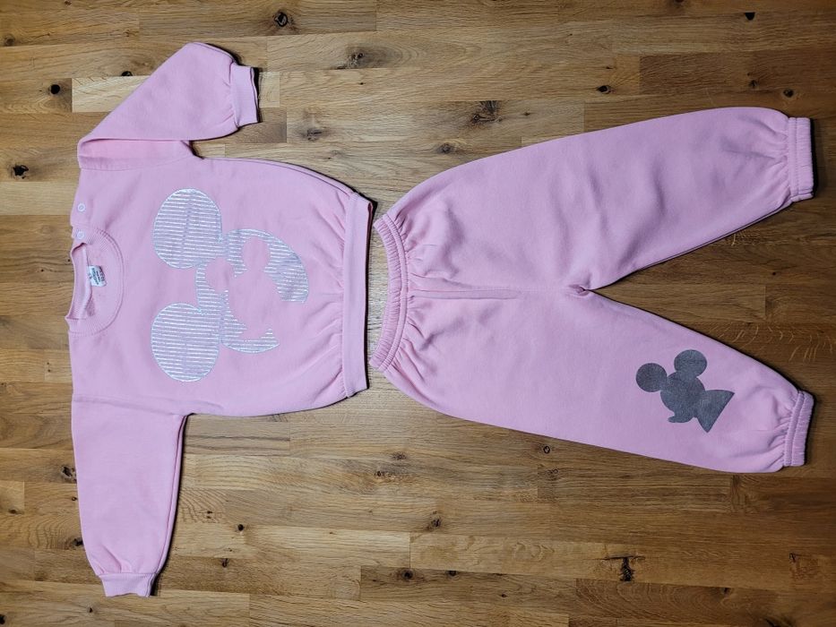 Zestaw komplet 2w1 dres bluza z długim rękawem + spodenie roz 86/92
