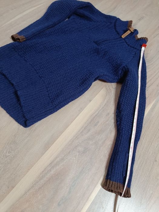 Vikafjell gruby wełniany sweter wool 2 lata