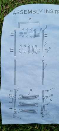 NOWY wieszak na ubrania i półki na buty