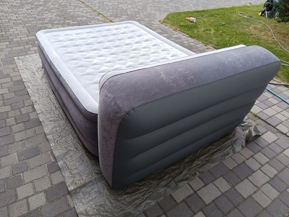 Materac intex z zagłówkiem łóżko