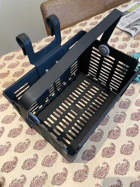 Cesto para bicicleta ou trotinete para compras ou transporte animais