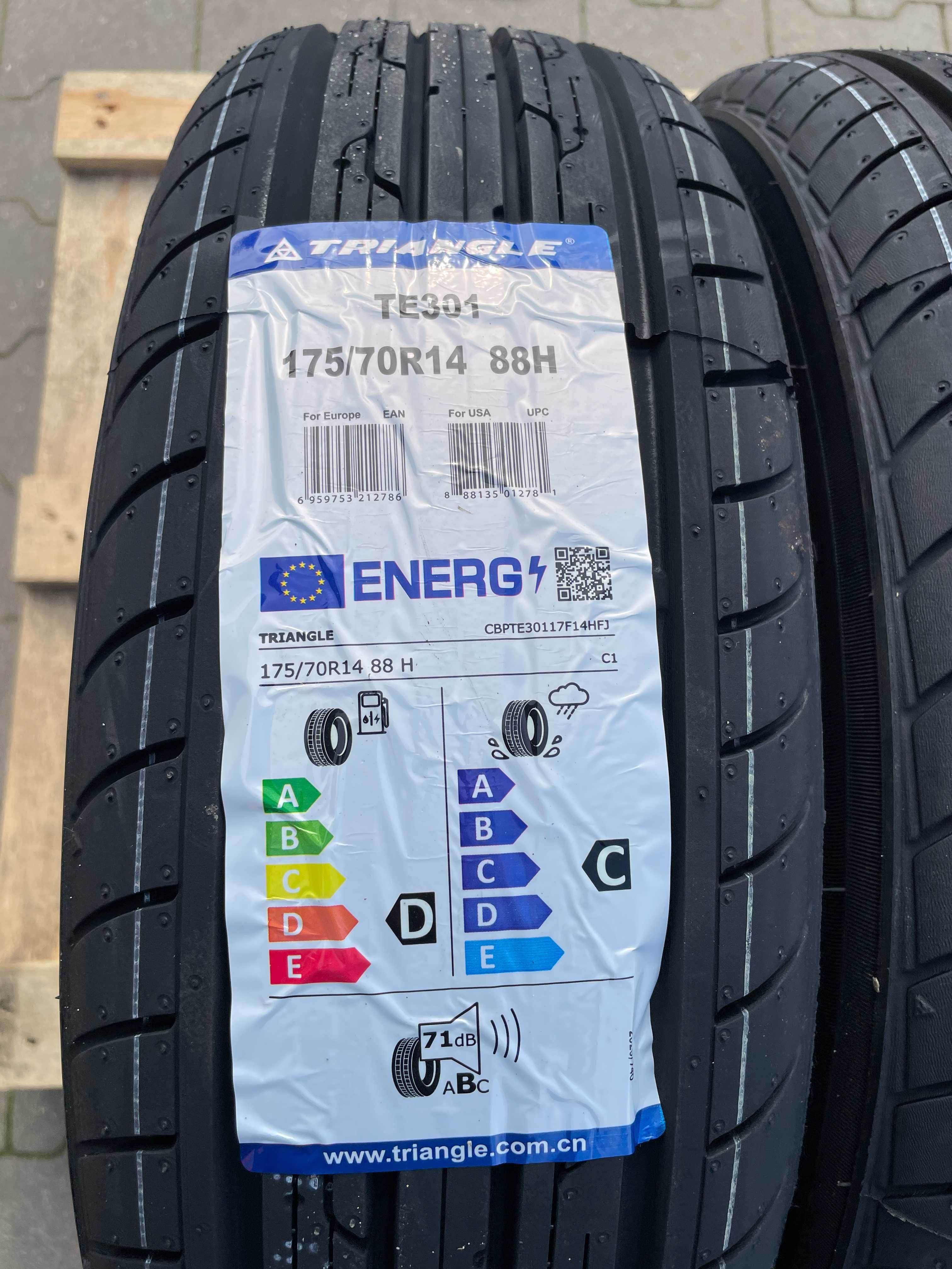 Okazja opony letnie 175/70R14 88H Triangle TE301 NOWE