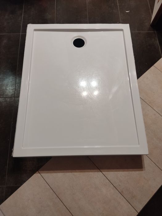 Brodzik + szyba hartowana