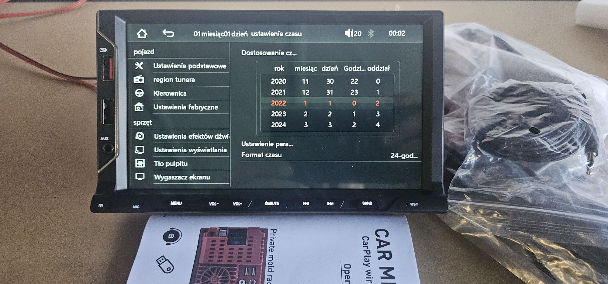 Radio samochodowe z odtwarzaczem MP5 Android 2din