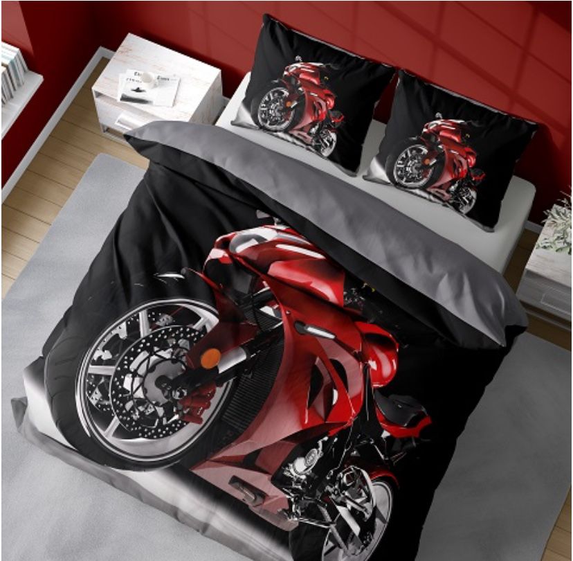 Pościel ścigacz motocykl 160x200 Gwarancja wzoru