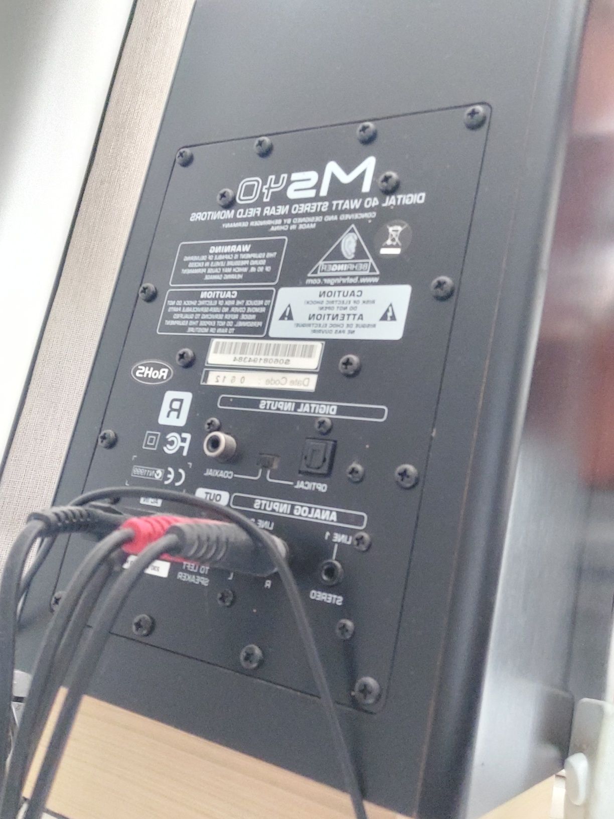 Behringer MS40 - Para monitorów odsłuchowych