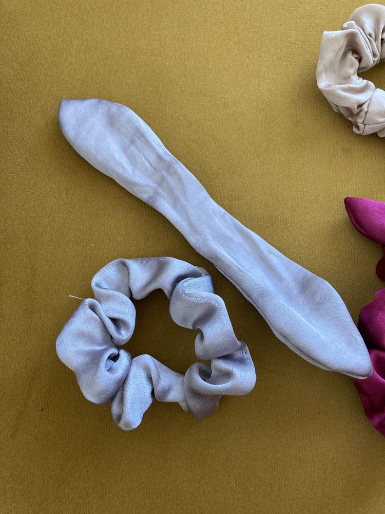 Zestaw 3 gumek, frotek scrunchie