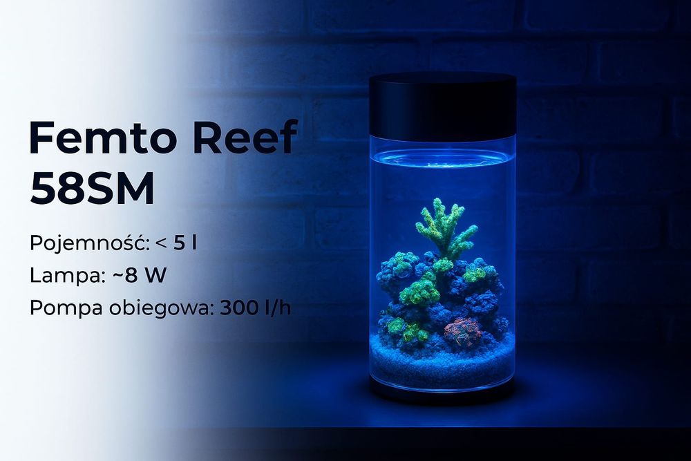 Akwarium Morskie w mini wersji - Olsztyn "Bezobsługowe" Start Reef kpl