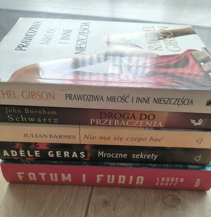 Zestaw książek 5 sztuk