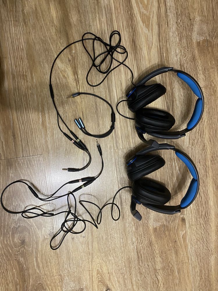 2 шт навушники Ігрова гарнітура Sennheiser GSP 300 3.5mm (пара)