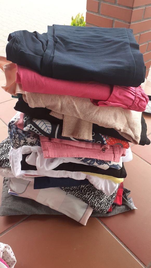 Ubrania damskie rozmiar L mega paka ok. 30 szt