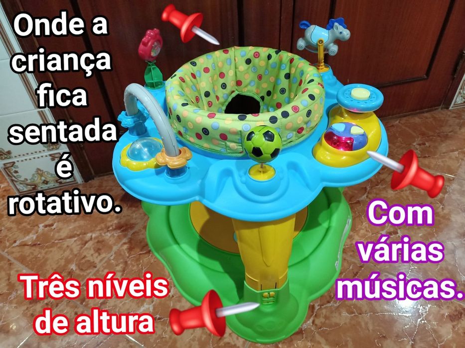 Centro de atividades para bebé casa quarto apartamento vivenda carro.