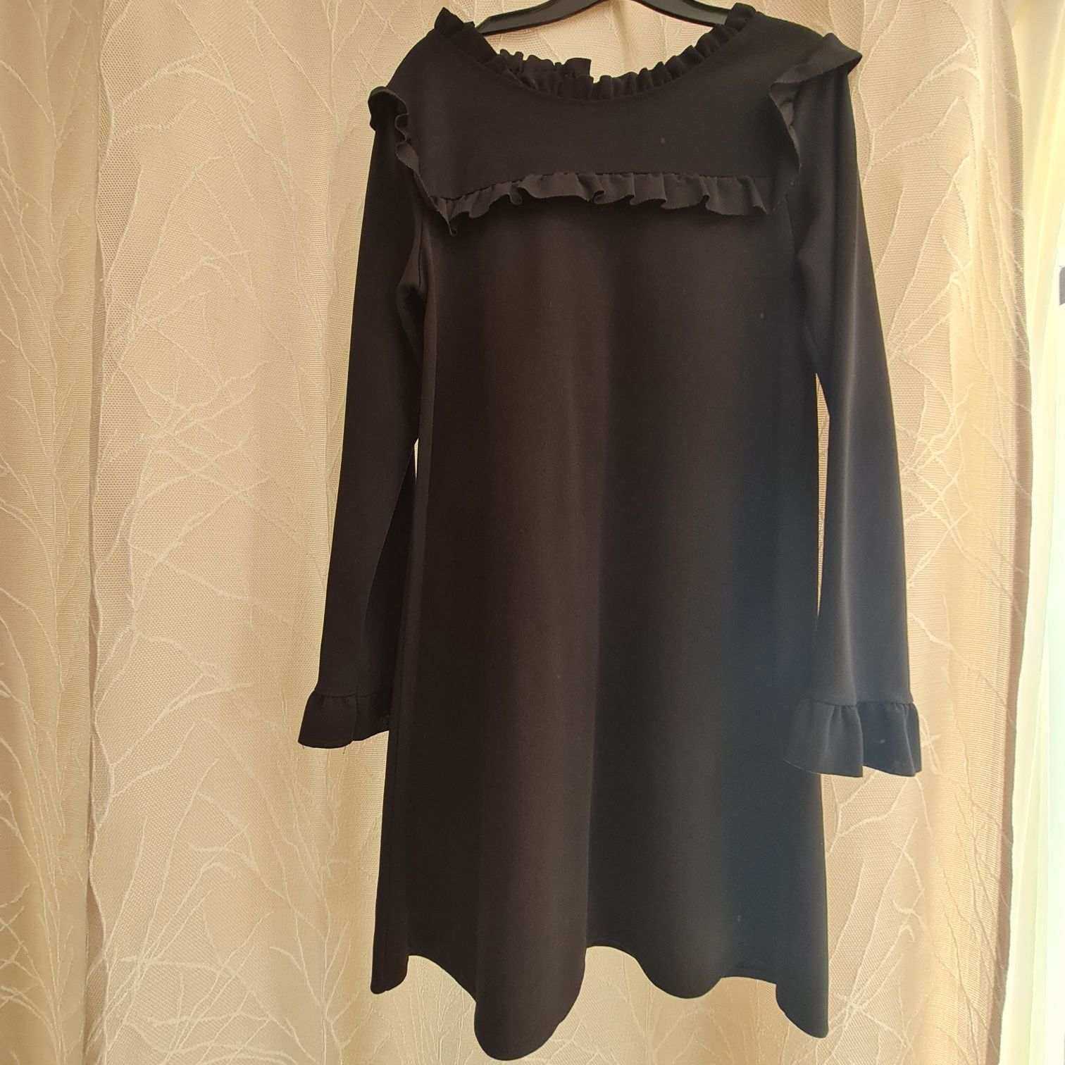 Vestidos preto verde