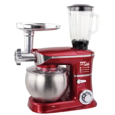 Кухонний комбайн 4в1 (тістоміс, м'ясорубка, блендер, міксер) Zepline Z
