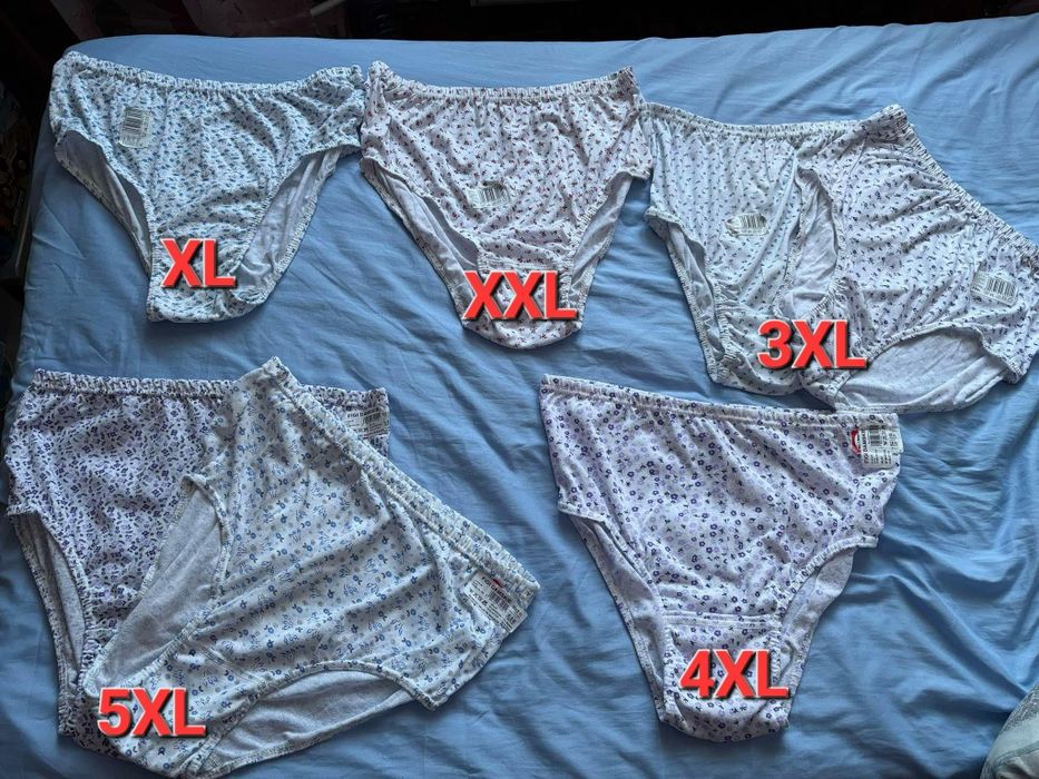 Nowe figi damskie duże rozmiary XL-5XL