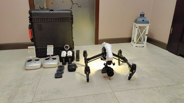 Dron Inspire PRO Zenmuse X5 zoom - dwa obiektywy