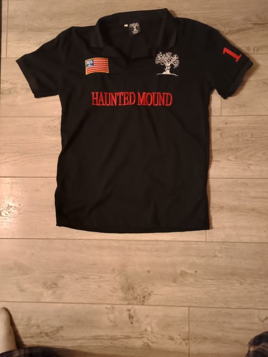 Haunted mound polo  футболка поло